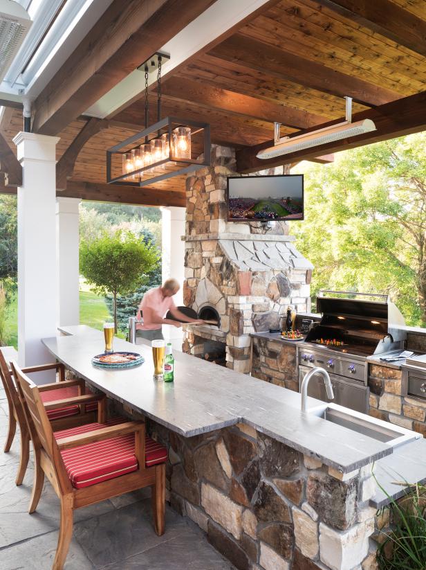 Outdoor Kitchen Lighting Fixtures Things In The Kitchen