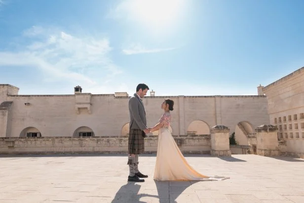 linda phan wedding dress designer How to Replicate 'Property Brothers' Drew Scott and Linda Phan's Wedding on a Budget
