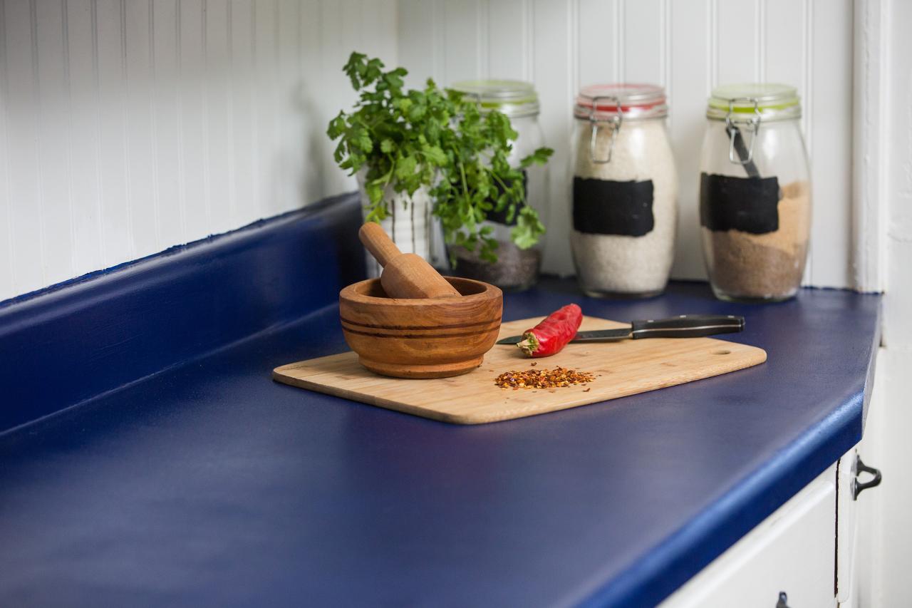 Update Laminate Countertops With Paint Using Rustoleum Countertop  Transformations - Blue i Style