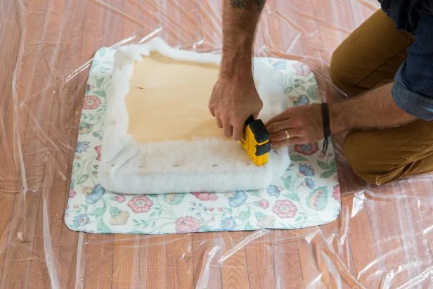 How to Re-Cover a Dining Room Chair | Reupholstering Seat Cushions | HGTV