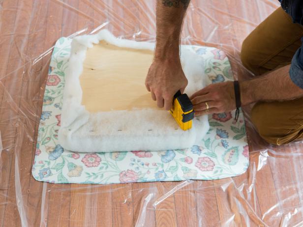 How to Re-Cover a Dining Room Chair | Reupholstering Seat Cushions | HGTV