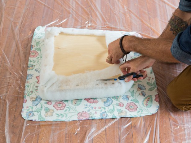 How to Re-Cover a Dining Room Chair | Reupholstering Seat Cushions | HGTV