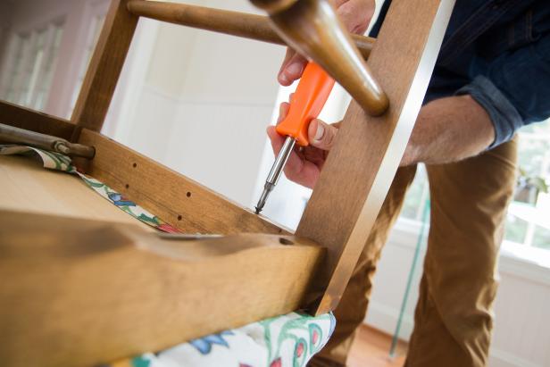 How To Re Cover A Dining Room Chair, Dining Chair Padded Seat Covers