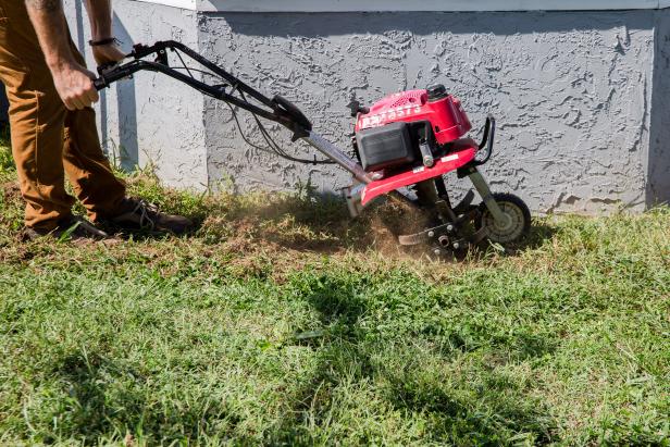 Use a rototiller to loosen soil to a depth of 6 to 8 inches. Remove any debris you unearth, including rocks. Add and till in 2 to 3 inches of organic matter.