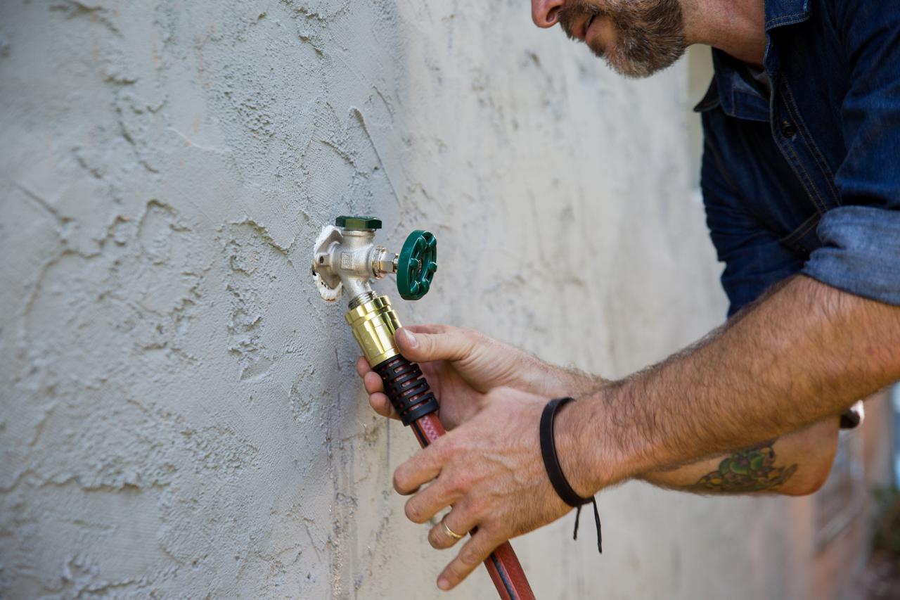 How To Replace Outdoor Spigot