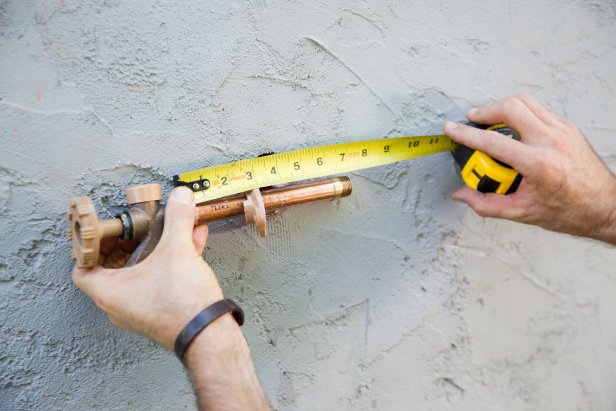 Measure the length of the spigot fixture and pipe and purchase a replacement spigot at a local plumbing supply store.