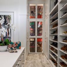 Massive Walk-In Closet With Built-Ins