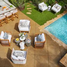 Spacious Outdoor Patio With Pool