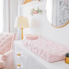 Modern Pink Nursery Details