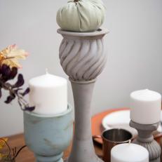 Rustic Upcyled Candlesticks 