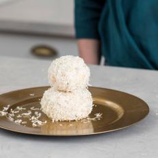 Cheese Ball With Coconut Flakes
