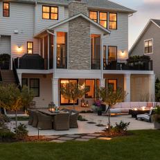 Tuscan-Inspired Contemporary Patio