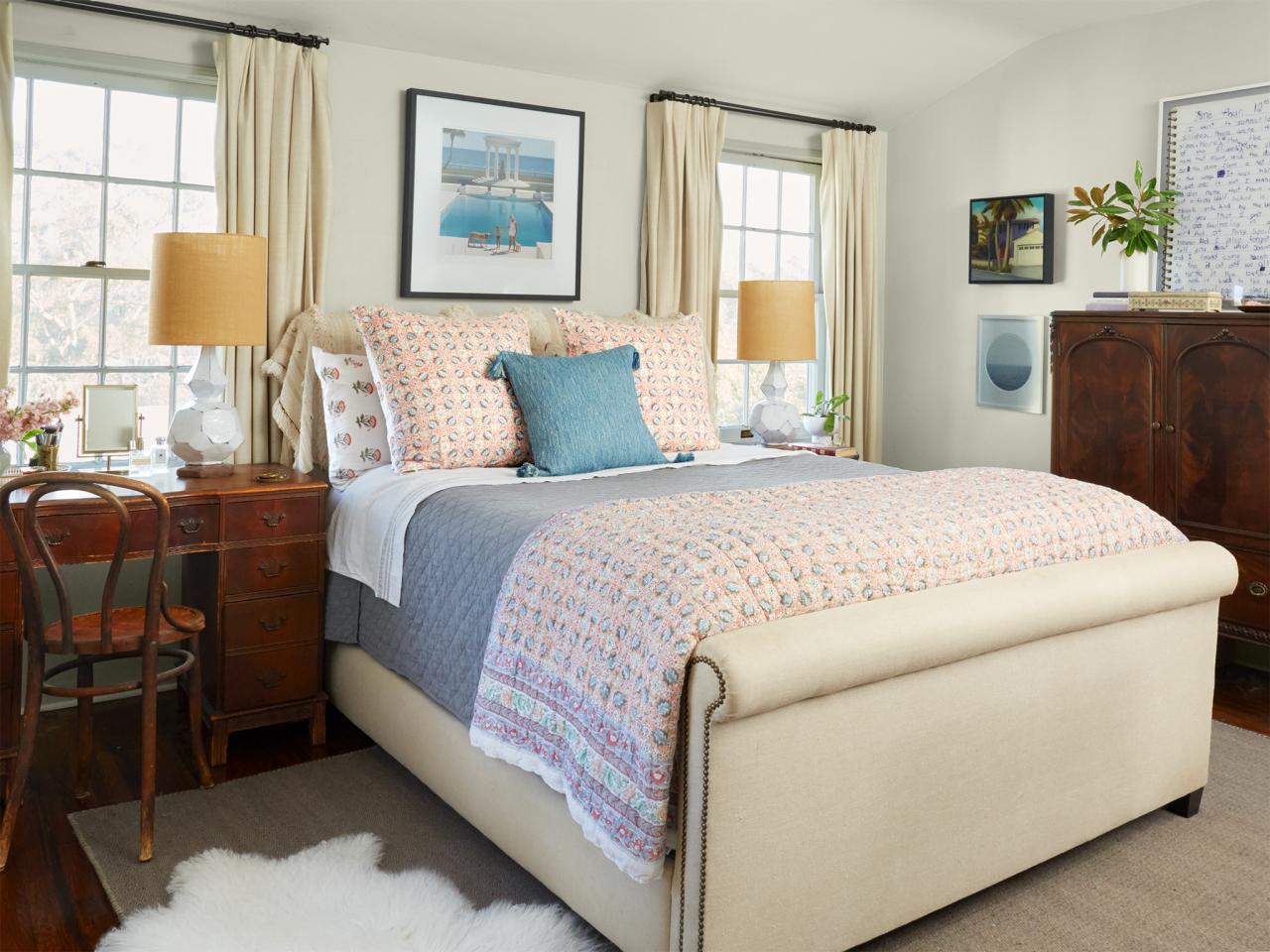 master-bedroom-decorating-ideas-with-sleigh-bed-infoupdate