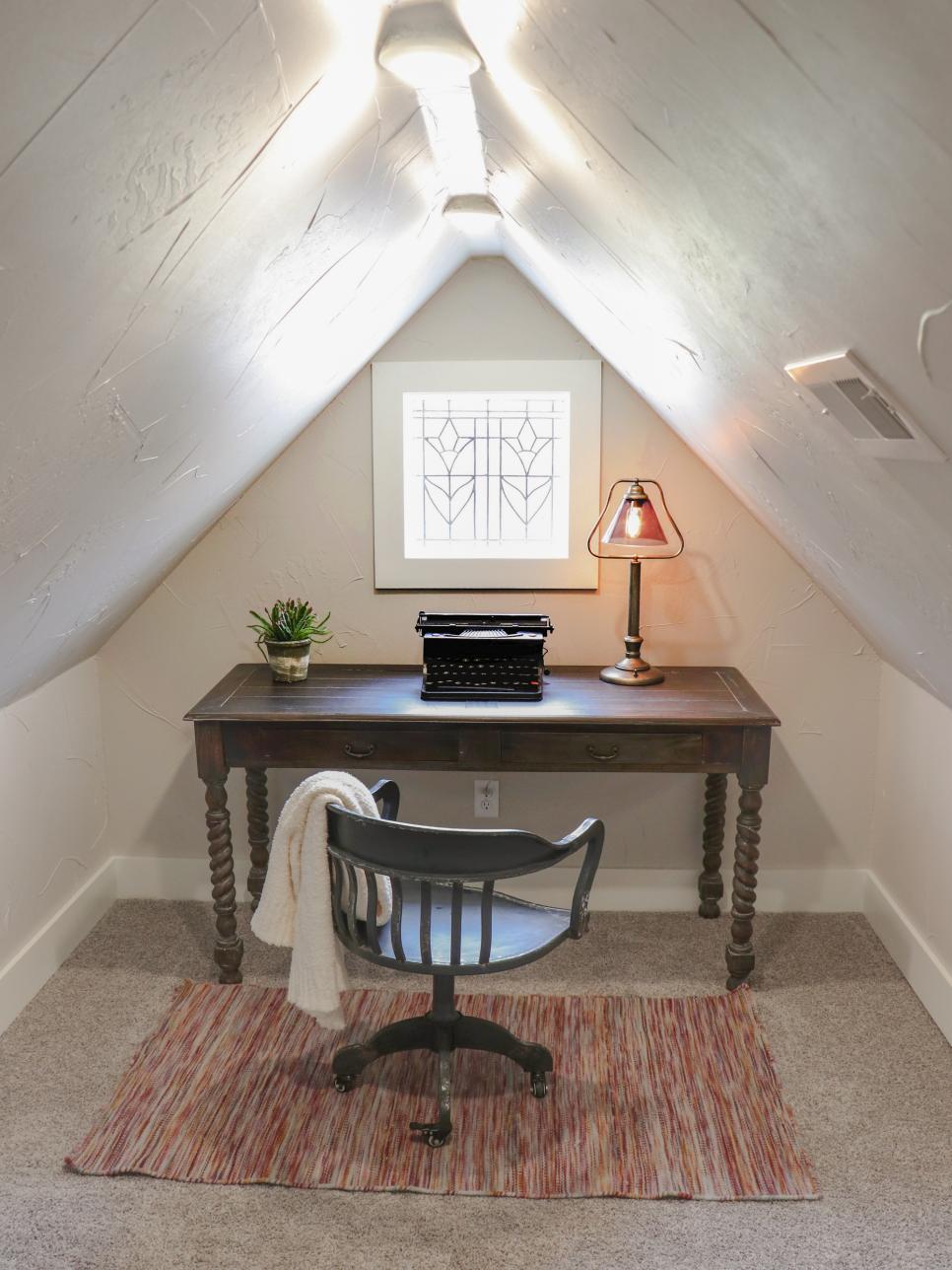 office attic converted hgtv into