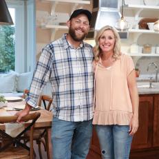Dave and Jenny Marrs in a Neutral Transitional Kitchen