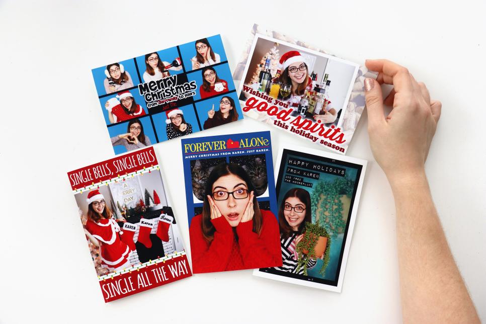 10 Christmas Cards for Single People | Free, Printable Christmas Card  Templates | HGTV