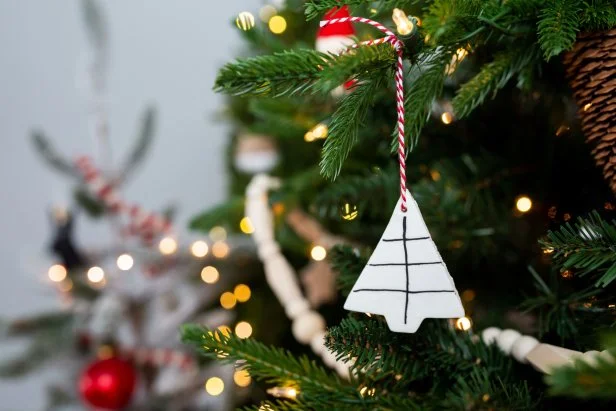 You can make surprisingly chic Christmas ornaments with just homemade dough.