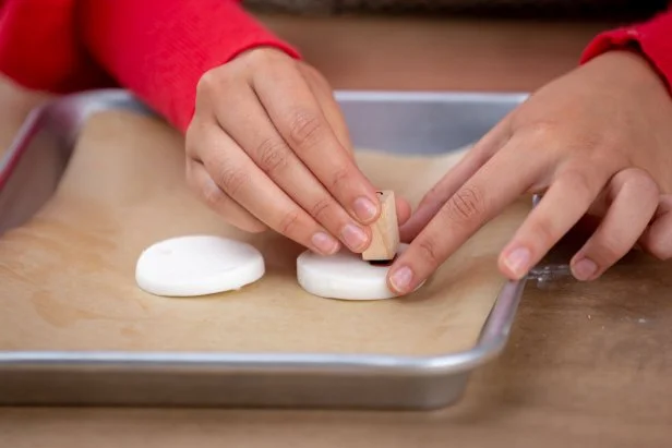 Embellish your holiday table with these festive napkin rings made from salt dough.