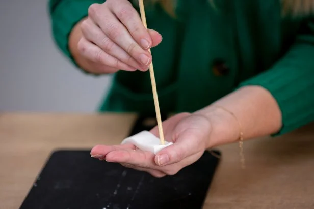 You can make surprisingly chic Christmas crafts, like gift tags, with just homemade salt dough.