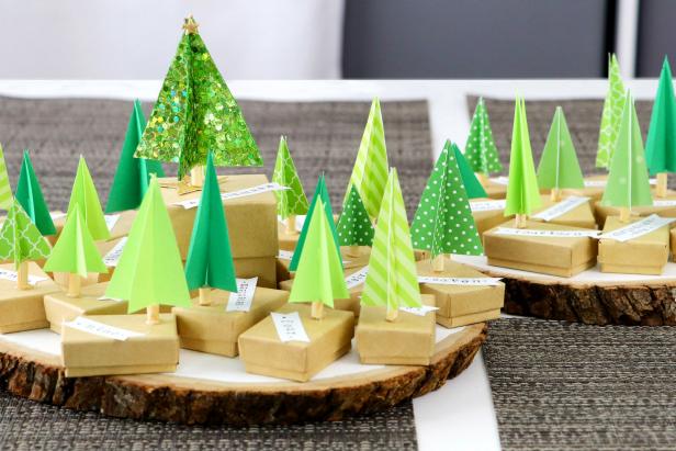 Countdown the days until Christmas with this festive Advent calendar centerpiece.