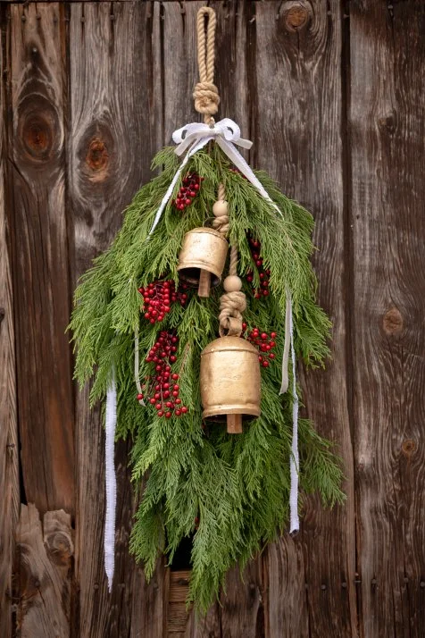 How to Make a Holiday Swag From Foraged Greenery HGTV