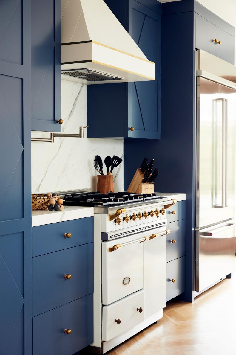 Blue and White Chef Kitchen