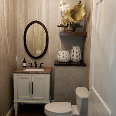 Bright and Neutral Powder Room