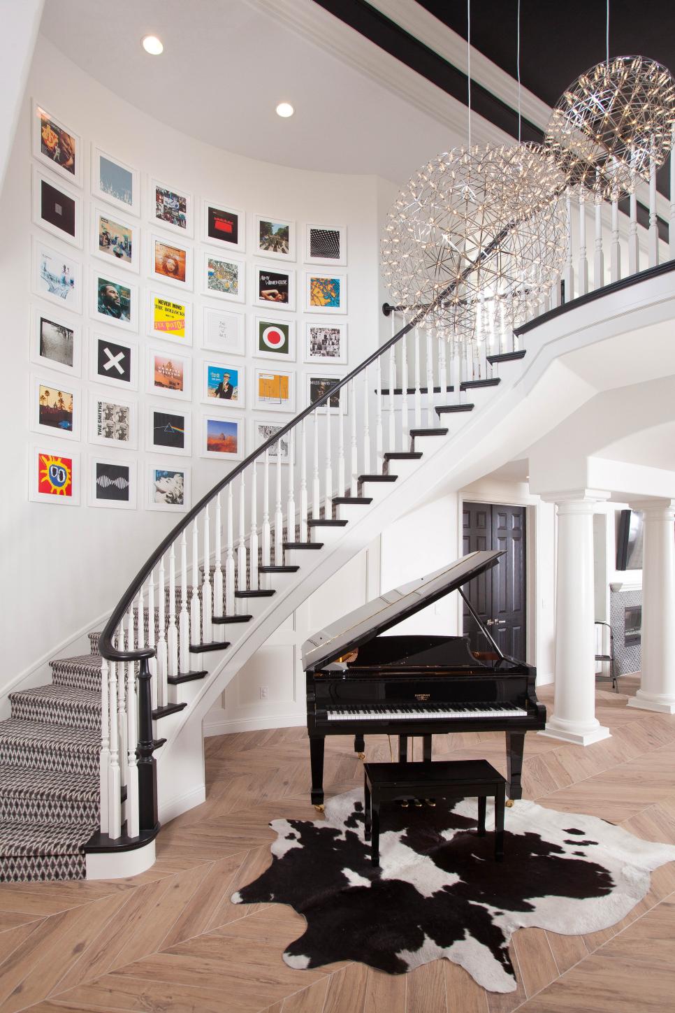 Foyer With Grand Piano | HGTV