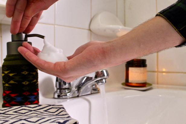 The Crafty Lumberjacks show you how to make your own foaming hand soap to cut down on single-use plastic.