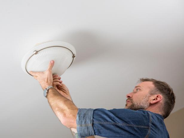 How To Change A Light Fixture, No Electrical Box For Light Fixture
