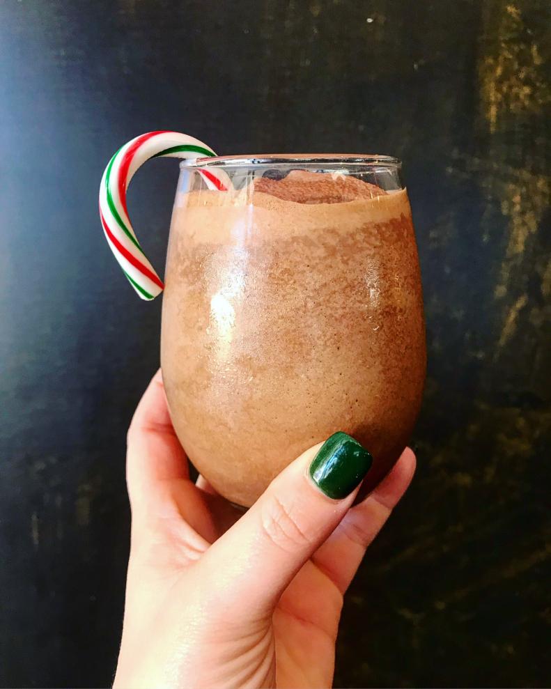An inventive blend of dates, coconut milk, cocoa powder, bourbon and cinnamon, the Charlie Brown Christmas is vegan and gluten free and is served up at Atlanta food hall Krog Street Market's hipster-friendly Recess a vegetable-centric, fine-casual spot.