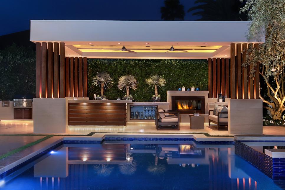 Sleek Patio And Poolside Lounge Hgtvs Ultimate Outdoor Awards Hgtv