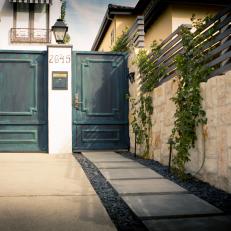 Entryway With Southern France Curb Appeal