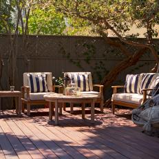 Private Deck With Outdoor Furniture