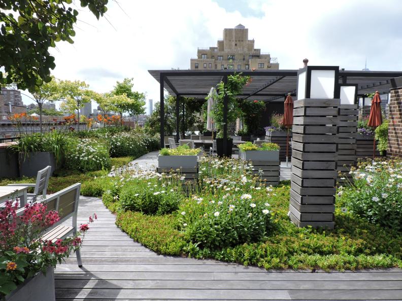 Roof Deck With Sedum