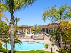 Luxury Multi-Level Backyard With Pool