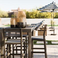 Outdoor Counter-Height Dining Table
