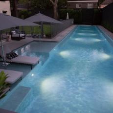 Lap Pool With Lighting