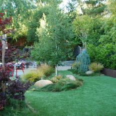 Grand Backyard With Natural Greenery