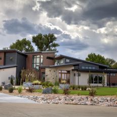 Modern Colorado Home With Contemporary Landscaping