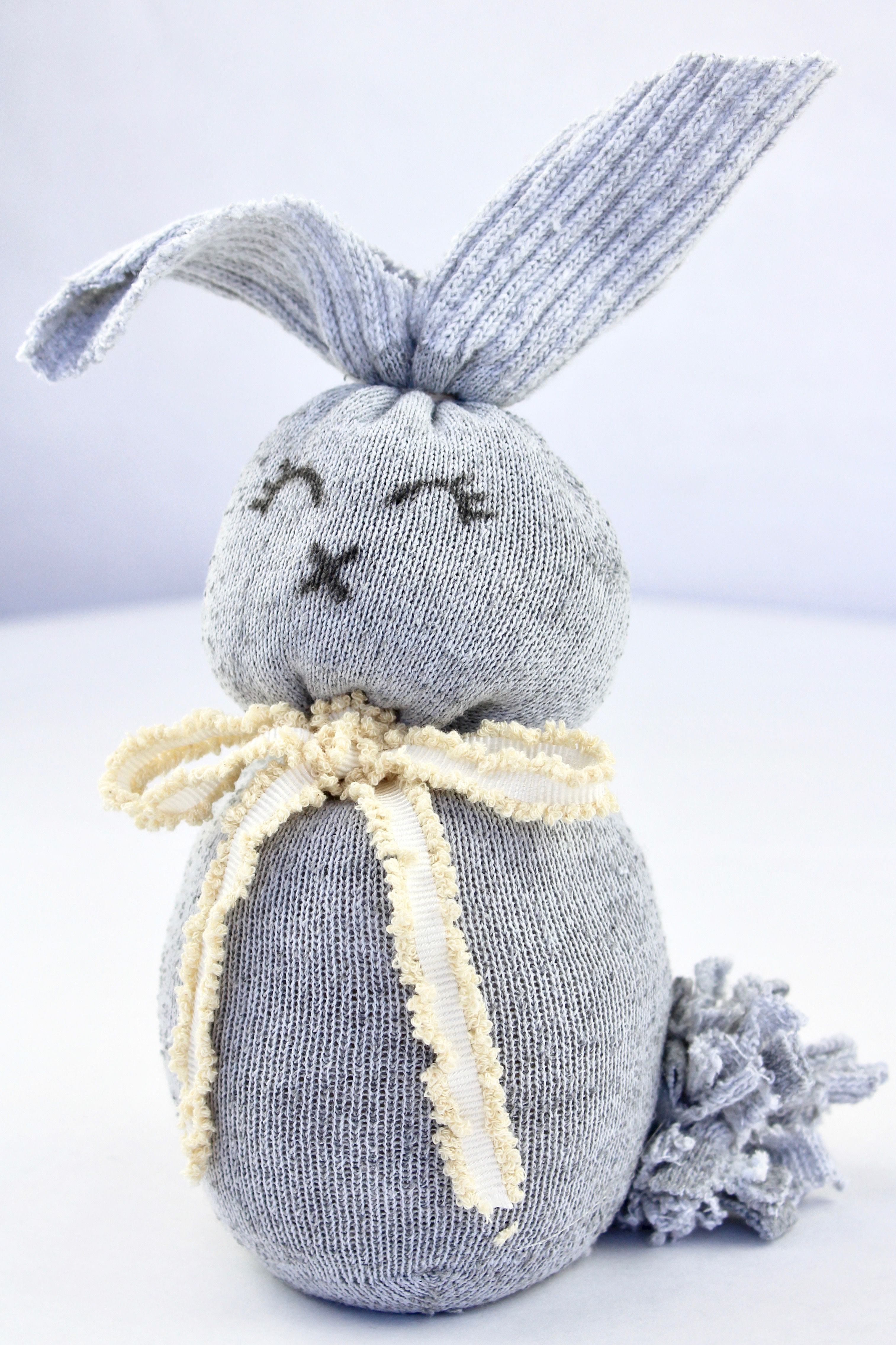 Stuffed bunny sock bunny