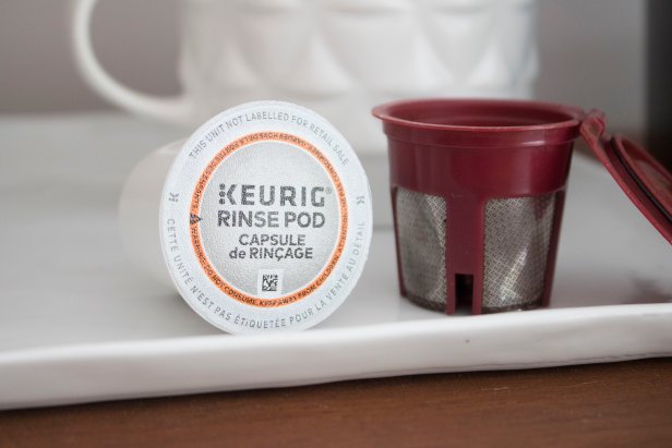 Cleaning rinse pod for Keurig.