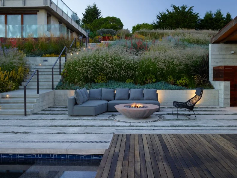Pool, Deck and Fire Pit