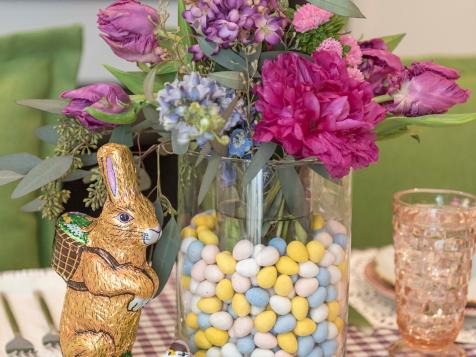 Create a Candy-Filled Easter Centerpiece