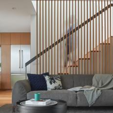 Modern Stairs and Living Room