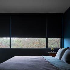 Dark Blue Modern Bedroom