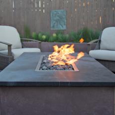 Coffee Table With Gas Fire Pit