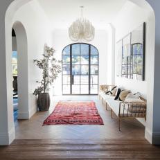 Foyer With Red Rug