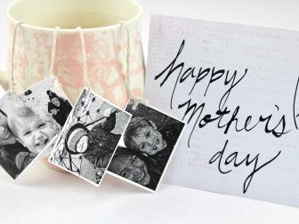 Make Mom tea bags this Mother's Day featuring her favorite photos.