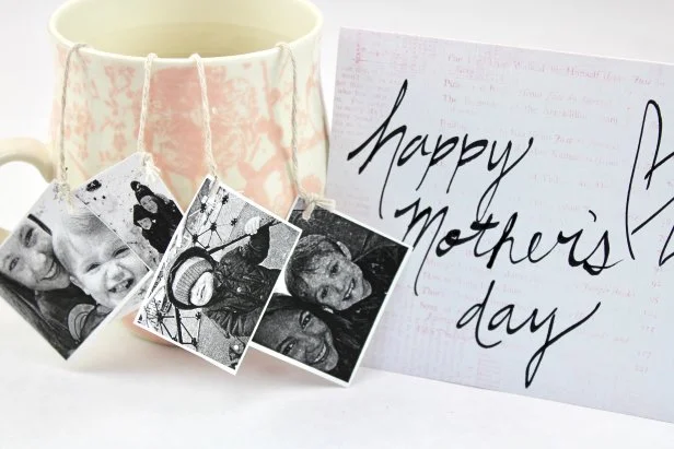 Make Mom tea bags this Mother's Day featuring her favorite photos.
